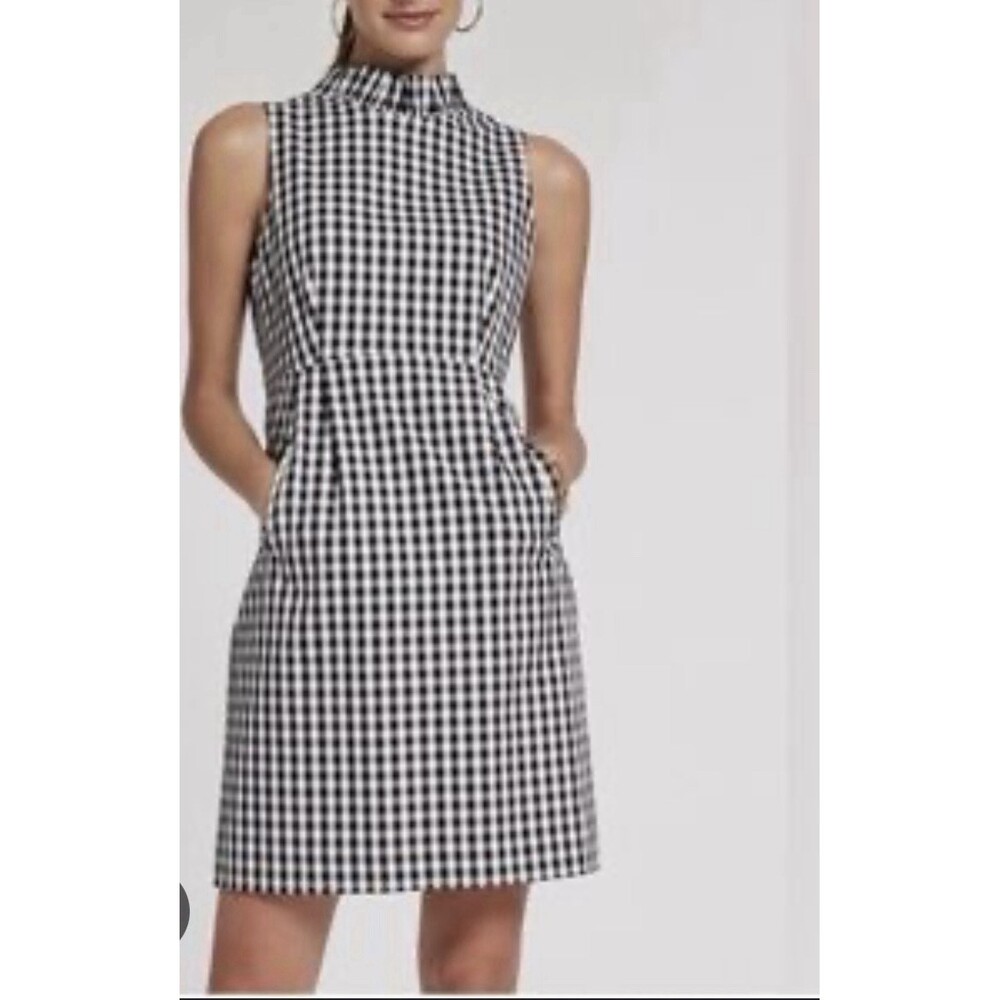 Tyler Boe Women’s Black & White Gingham Dress Size 6